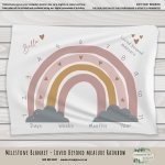 Milestone Blanket Loved Beyond Measure Rainbow