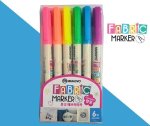 Fabric Marker Fluorescent 6 Colours - Mungyo - Factory Plaza