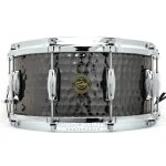 Gretsch Drums S16514BSH Hammered Black Steel 14 6.5 Snare Drum