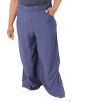 Ladies Plain Wide Leg Pants - 60 Navy