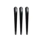 Basics Hair Clip Single Prong Black 12CM 3PCS