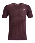 Men's Ua Seamless Fade Short Sleeve - Ash Plum XXL