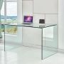 Translucent Elegance: Sustainable 12MM Tempered Glass Table