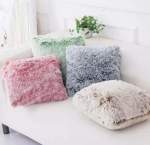 Smte Fluffy Pillow Covers Set Orange With Keychain
