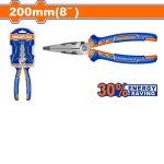 8" High Leverage Long Nose Pliers 200MM WPL2718