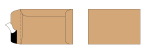 Plain Wage Brown Simpli Stik Pocket Envelopes 152 X 102MM - Box Of 500