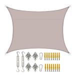 2X3M Khaki Sun Shade Sail