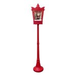 Christmas Streetlight 24 LED With Music & Snow 1.85M