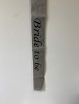 Bride To Be Sash Full Glitter