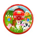 Barn Farm Animals Side Plate 10PCS - Factory Plaza