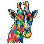 Wooden Animal 169PC Jigsaw Puzzle Giraffe