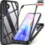 2 In 1 Double-sided Transparent 360 Degree Full Protective Case For Samsung Galaxy A15 A55 A35 A25 5G Hard PC Back HD Pet Film