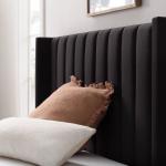 Vertical Panel Headboard Wing Back