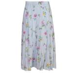 Floral Print Swing Skirt - Sky Free