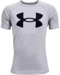 Boys' Ua Tech Big Logo Short Sleeve - Mod Gray Light HEATHER-011 Ysm