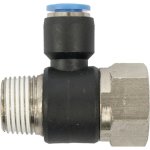 Aircraft Pu Hose Fitting Tee 6MM X 3 8"F X 3 8"M