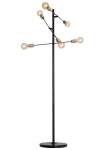 Balance Floor Lamp Black And Gold 6 Light