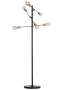 Balance Floor Lamp Black And Gold 6 Light