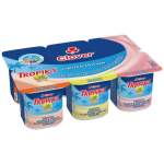 Clover Tropika Limited Edition Assorted Flavoured Low Fat Yoghurt 6X100GR