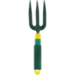 Hand Fork With 3 Tines Green