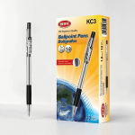 12 Pcs Smooth Side-click Ballpoint Pen Set