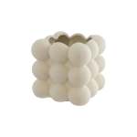 Beige Ceramic Bubble Vase