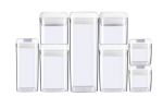JDBY-W8PK Airtight Food Storage Containers Set 8 Piece Organisation Clear