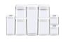 8-PIECE Clear Airtight Food Storage Containers Set Organisation - JDBY-W8PK