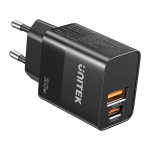 UNITEK 20W 2PORT Wall Charger B