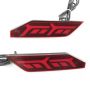 2PCS Car LED Rear Bumper Reflector Light Brake Light Dynamic Turn Signal Light For Mitsubishi Pajero Sport 2019 2020
