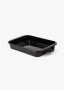 Stainless Steel & Ceramic Rectangular Enamel Roaster
