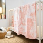 Amanda Cotton Baby - Wild Babies Canyon bleach - 100 X 120 Cm