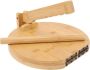 Wooden Tortilla Press With 50 Parchment Papers Handmade Mexican Tortilla