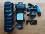 Wash Pump Kit 12V 12.5LPM 9PCS
