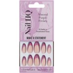 Nail HQ Almond Purple French Nails