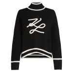 Turtleneck Autograph Sweater -black