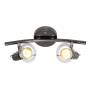 S22GM MINI Disc Spot Light Bow 2 X E14 40W Gun Metal