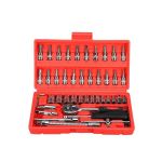 46 Piece Wrench Spanner Socket Tool Set Repair Workshop Car Wrench Set