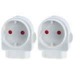 - Adapter Schuko And Euromate Adapter - Bulk Pack Of 2