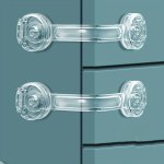 5PCS Drawer Safety Strap Locks Multi-use Straps Latches Safety Drawer Locks For Cabinet Drawer Toilet Fridge