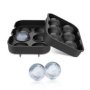 6 Giant Ball Boulder Ice Ball Tray Black