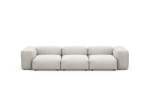 Three Module Sofa - Canvas - Light Grey - 314CM X 115CM