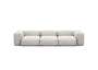 Three Module Sofa - Canvas - Light Grey - 314CM X 115CM