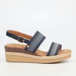 Tammy 2 Low Wedge - Navy - Navy 3