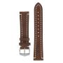 Liberty Leather Watch Strap In Brown - 22MM / Silver