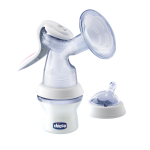 Chicco Naturally Me Manual Breast Pump - White And Clear