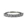 Lab Grown Diamond 9CT White Gold Eternity Ring - 1 / R