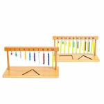 Kghios Montessori Math Toys Materials For Toddlers 1-20 Beaded Hanger Color Bead Stairs With Beads Montessori Mathematics Educti