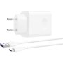 Huawei 40W Supercharge Power Adapter With Usb-c Cable For Matebook CP80