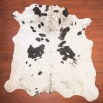 Bs Grade Nguni Hide 232 Black white L - Large Black white Spotted